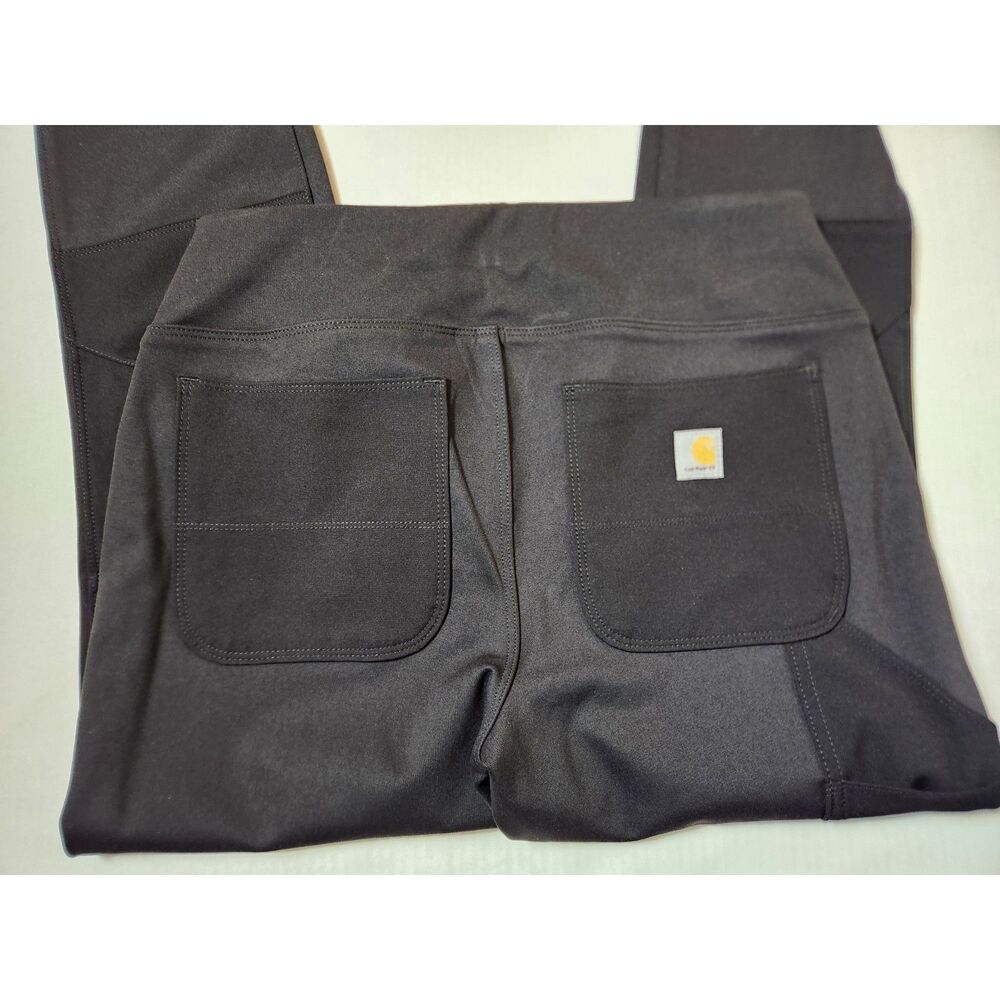 Carhartt Women’s Force Fitted Midweight Utility Legging Medium Tall Black - Picture 3 of 11